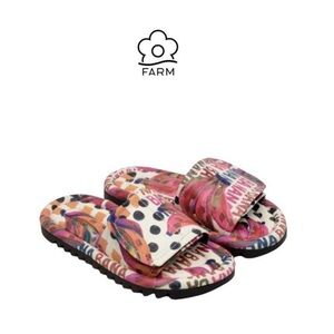 Farm Rio Bananatic Puffy Slide Sandal, 7